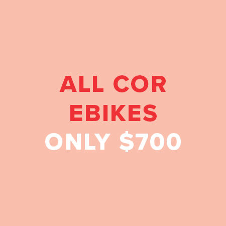All COR eBike Models - $700